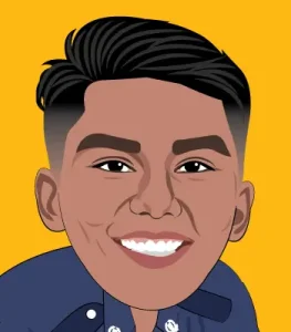 Digital caricature drawing of Indian man with authentic resemblance