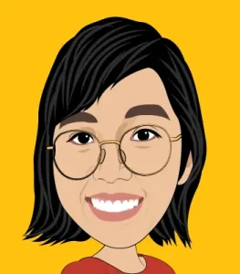 Hand-drawn caricature of woman with glasses showing realistic style