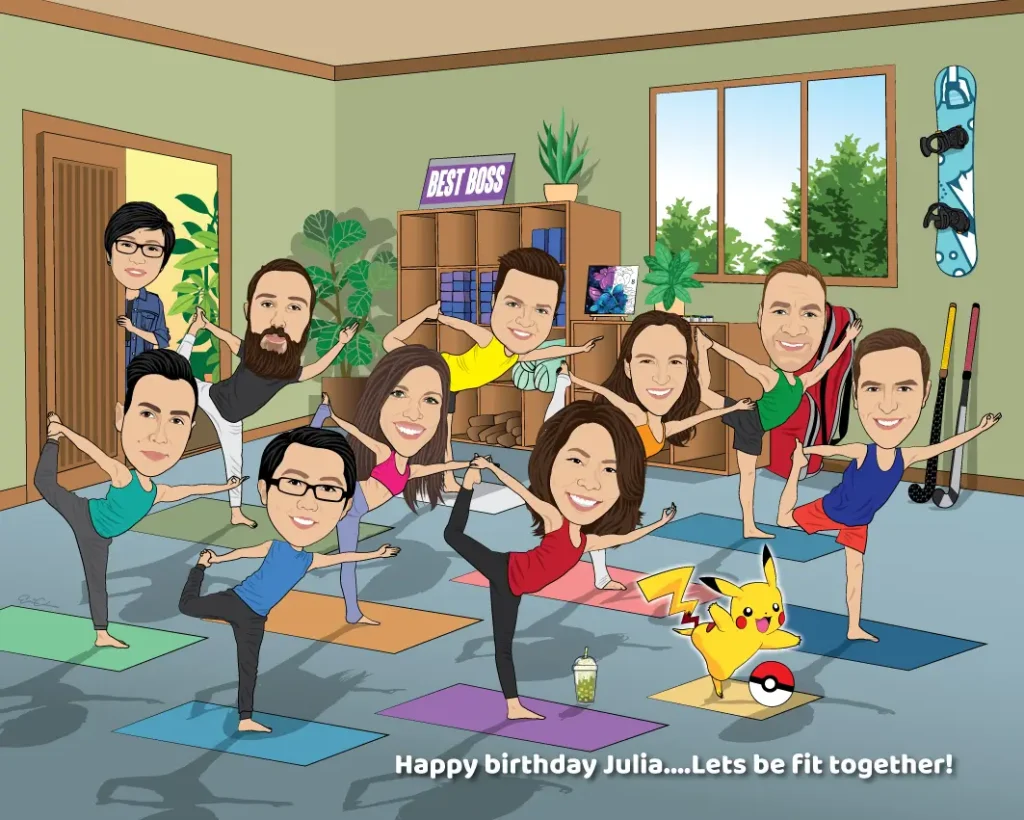 caricature as best gifts for colleagues