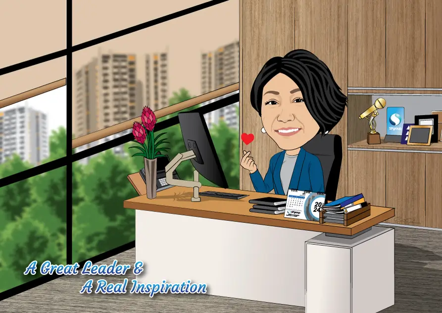 solo caricature boss design